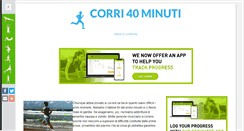 Desktop Screenshot of corri40minuti.com